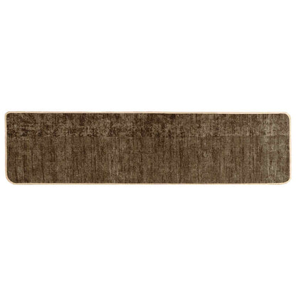 Runner Tappeto MARSA Verde Foresta 350 x 50 cm Poliestere e PVC