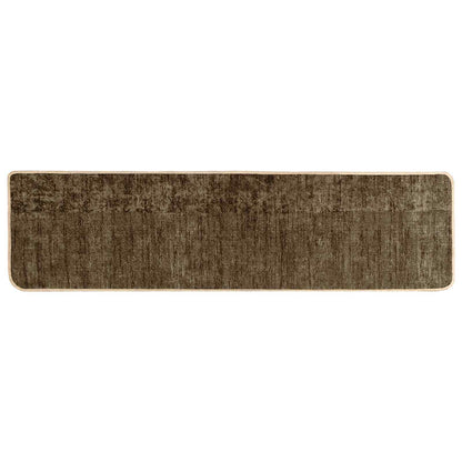 Runner Tappeto MARSA Verde Foresta 350 x 80 cm Poliestere e PVC