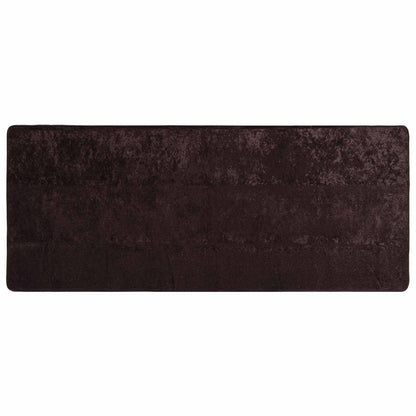 Runner Tappeto MARSA Antracite 100 x 50 cm Poliestere e PVC