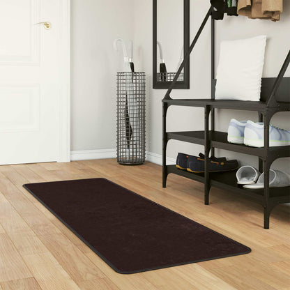 Runner Tappeto MARSA Antracite 150 x 50 cm Poliestere e PVC