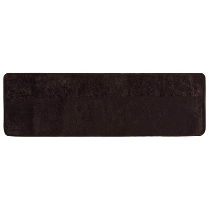 Runner Tappeto MARSA Antracite 150 x 50 cm Poliestere e PVC