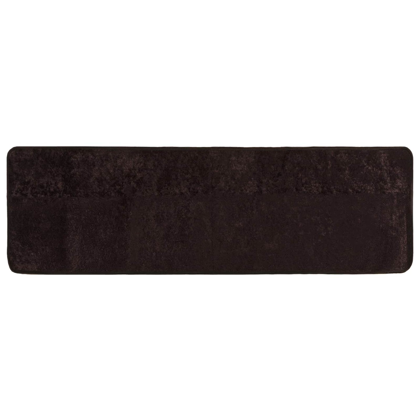 Runner Tappeto MARSA Antracite 250 x 80 cm Poliestere e PVC