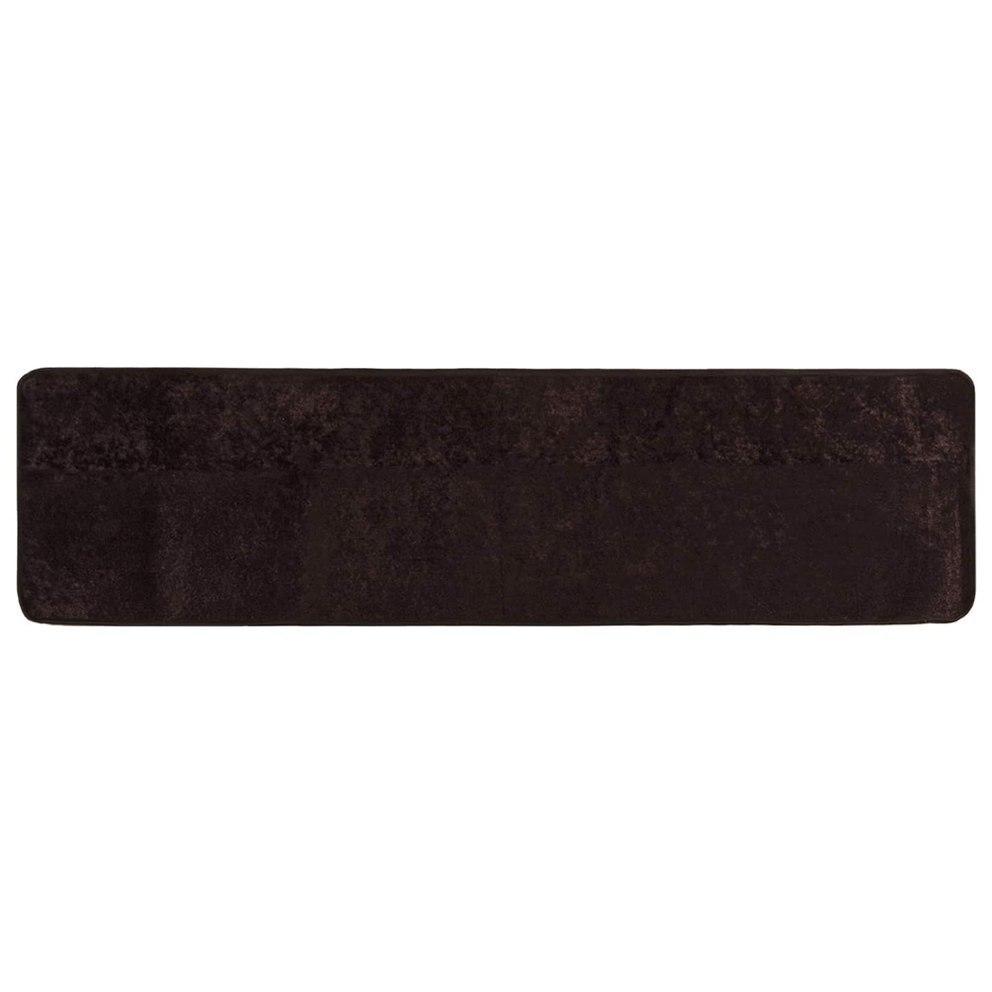 Runner Tappeto MARSA Antracite 350 x 80 cm Poliestere e PVC