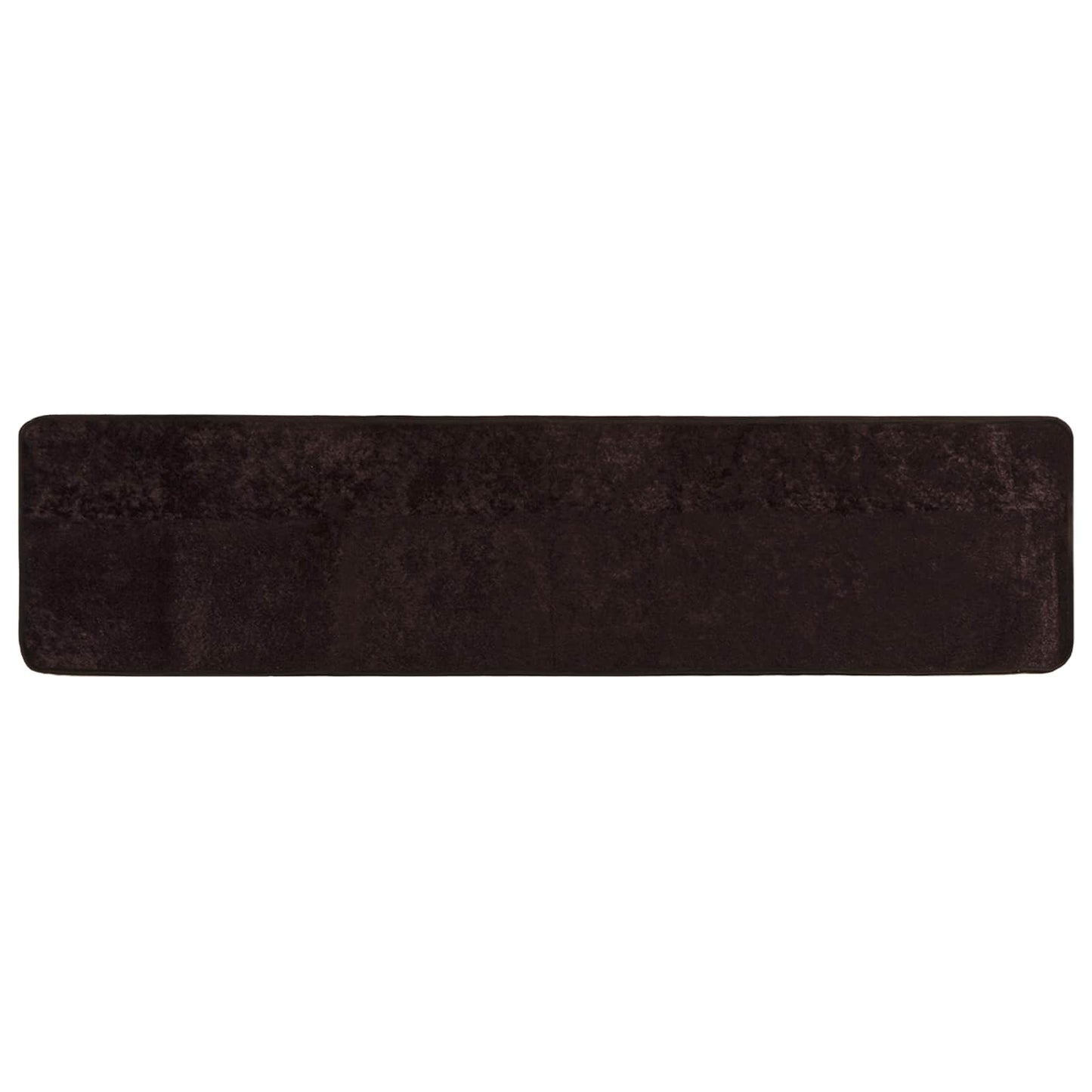 Runner Tappeto MARSA Antracite 450 x 80 cm Poliestere e PVC