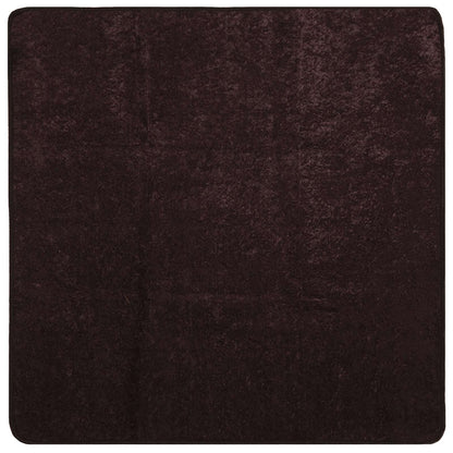 Runner Tappeto MARSA Antracite 100 x 100 cm Poliestere e PVC