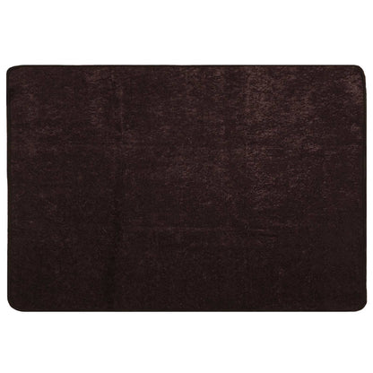 Runner Tappeto MARSA Antracite 150 x 100 cm Poliestere e PVC