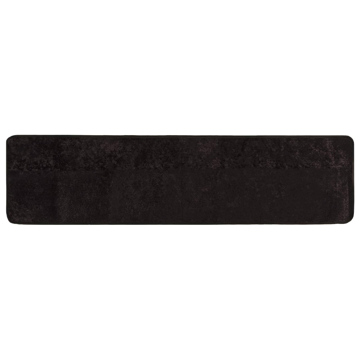 Runner Tappeto MARSA Antracite 450 x 100 cm Poliestere e PVC