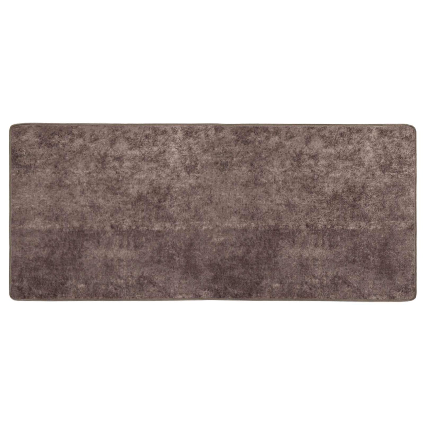Runner Tappeto MARSA Grigio 100 x 50 cm Poliestere e PVC
