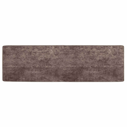 Runner Tappeto MARSA Grigio 150 x 50 cm Poliestere e PVC