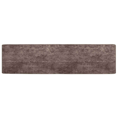 Runner Tappeto MARSA Grigio 200 x 50 cm Poliestere e PVC