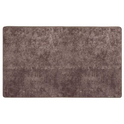 Runner Tappeto MARSA Grigio 150 x 80 cm Poliestere e PVC