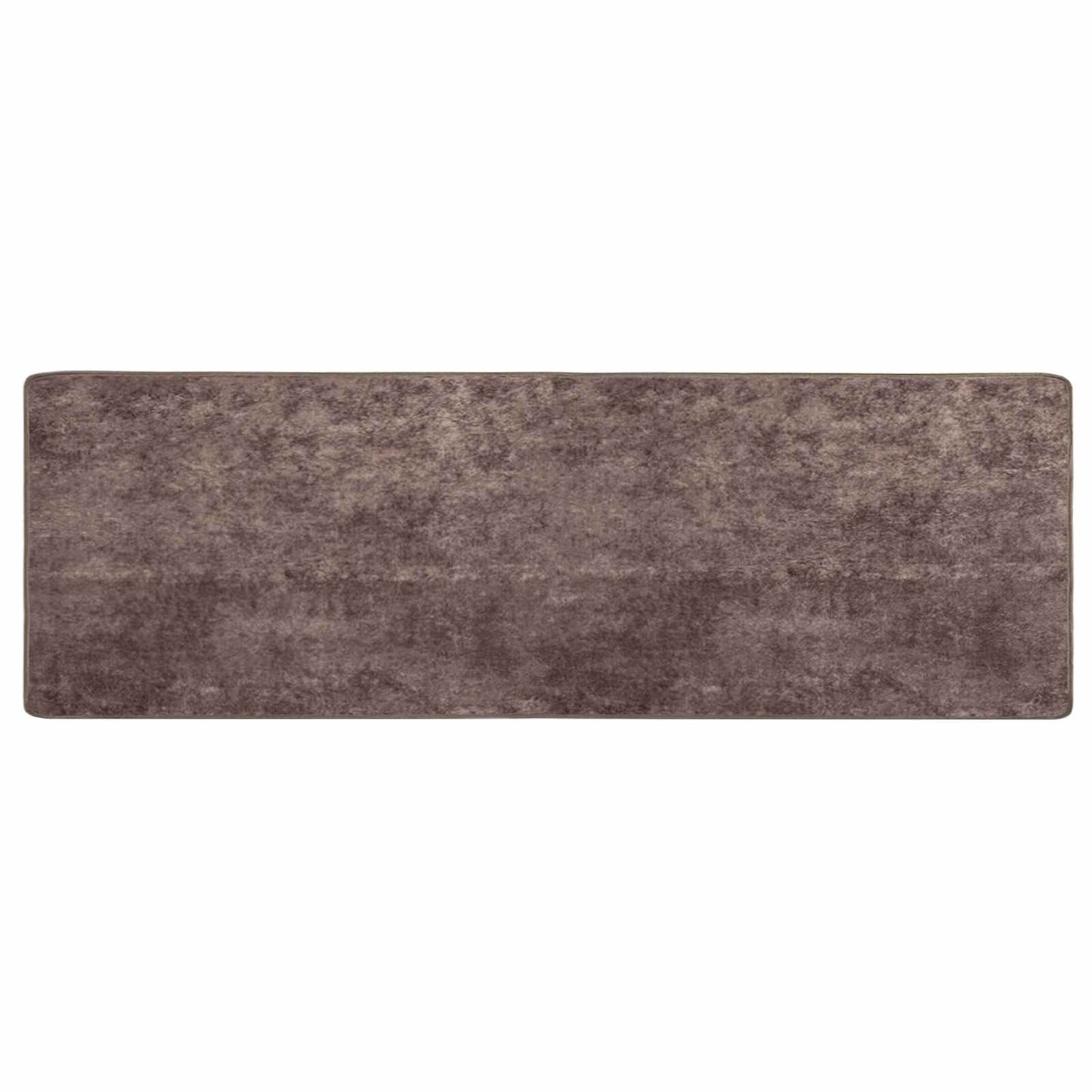 Runner Tappeto MARSA Grigio 250 x 80 cm Poliestere e PVC
