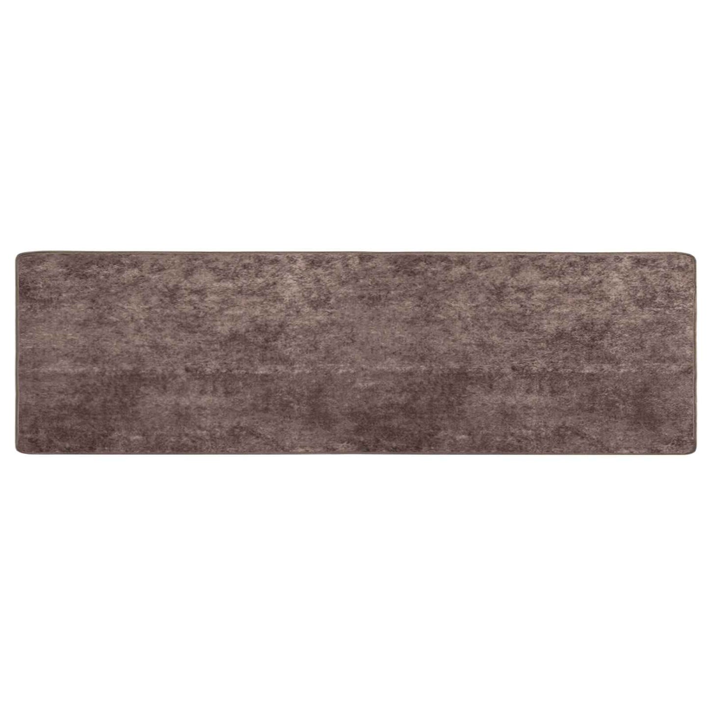 Runner Tappeto MARSA Grigio 350 x 80 cm Poliestere e PVC