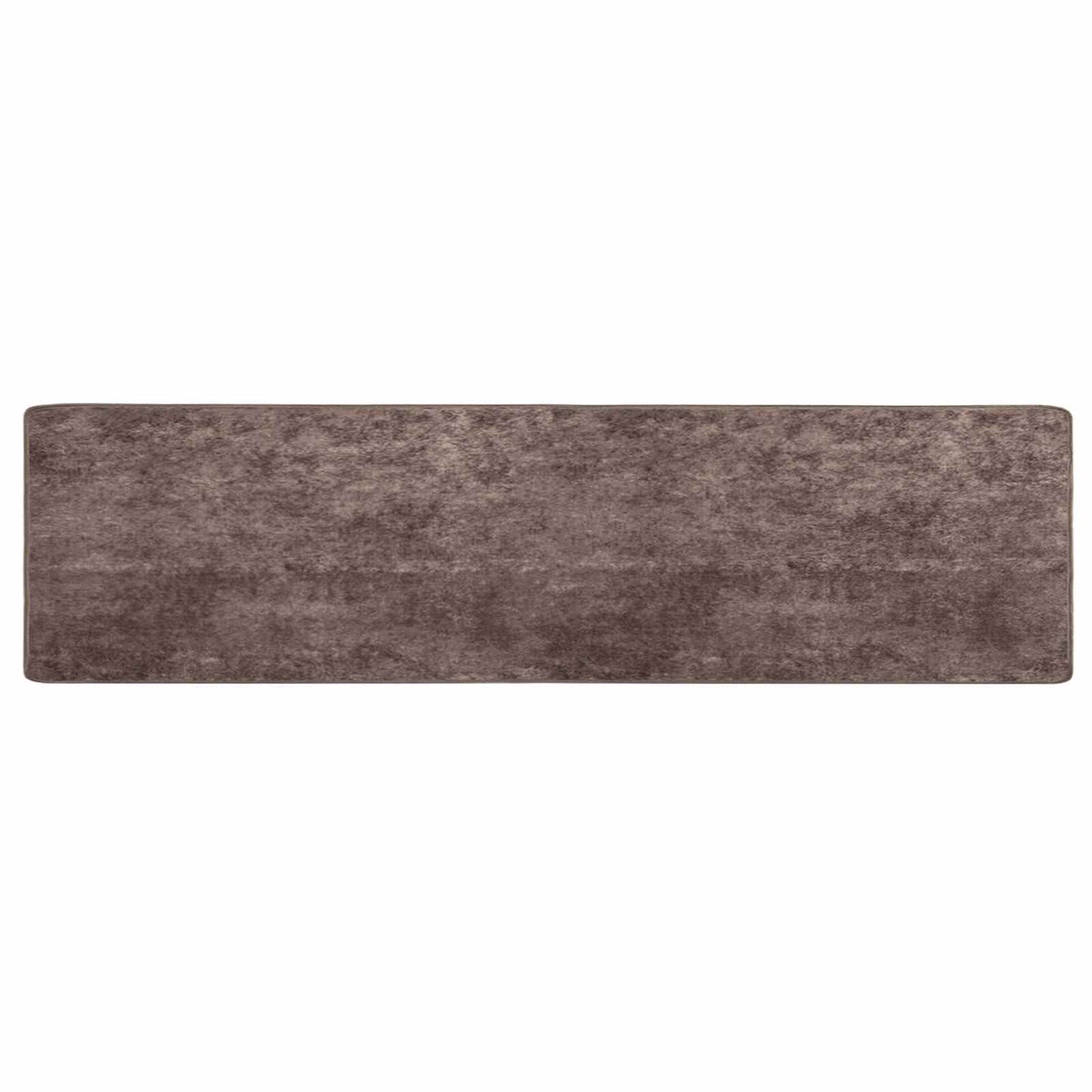 Runner Tappeto MARSA Grigio 400 x 80 cm Poliestere e PVC