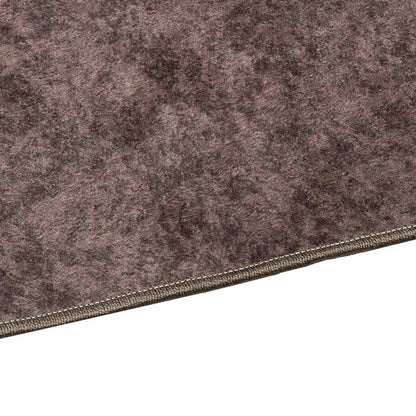 Runner Tappeto MARSA Grigio 450 x 80 cm Poliestere e PVC