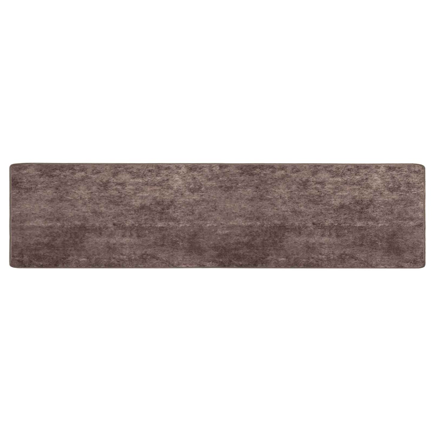 Runner Tappeto MARSA Grigio 450 x 80 cm Poliestere e PVC
