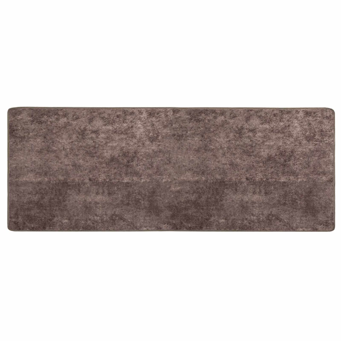 Runner Tappeto MARSA Grigio 250 x 100 cm Poliestere e PVC