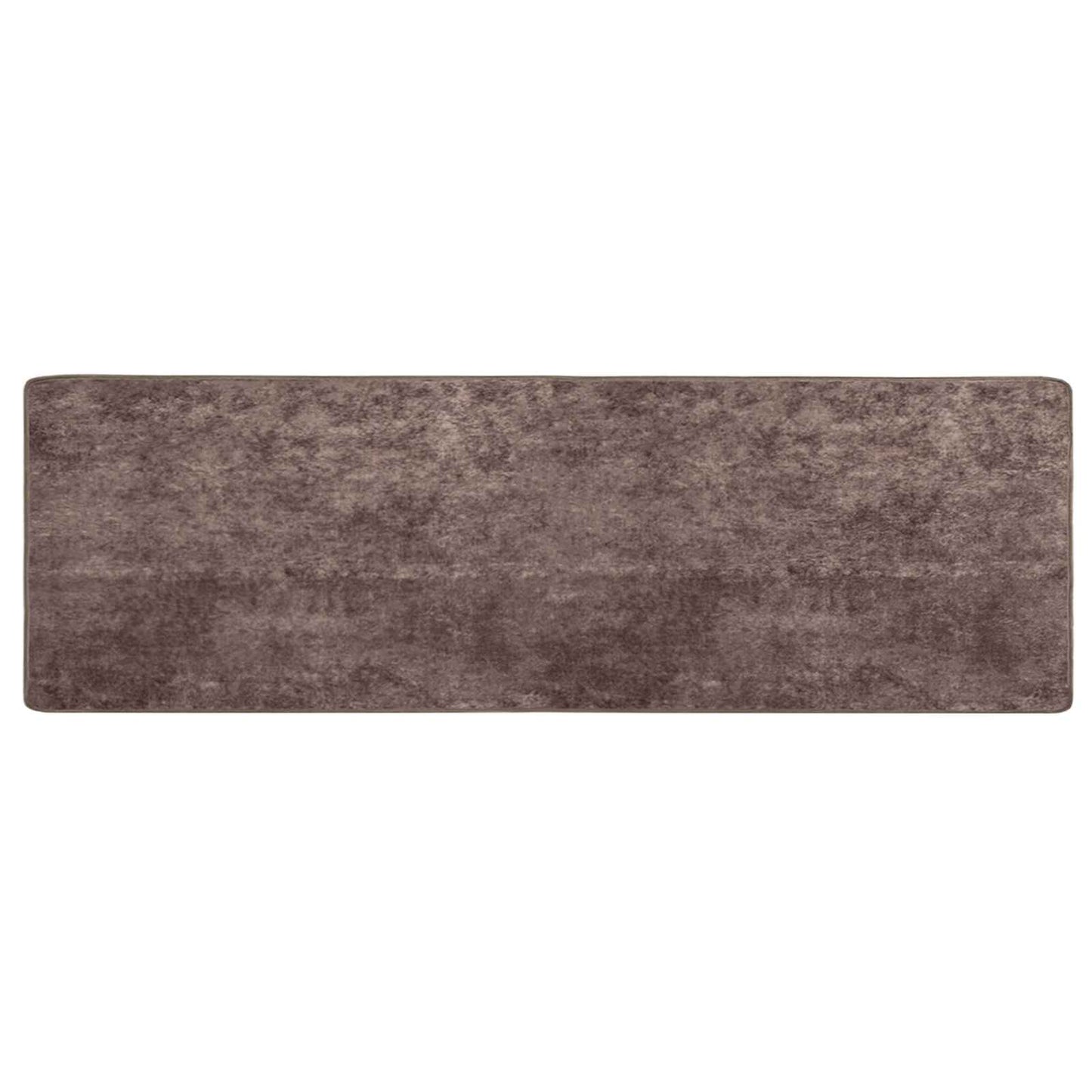 Runner Tappeto MARSA Grigio 350 x 100 cm Poliestere e PVC