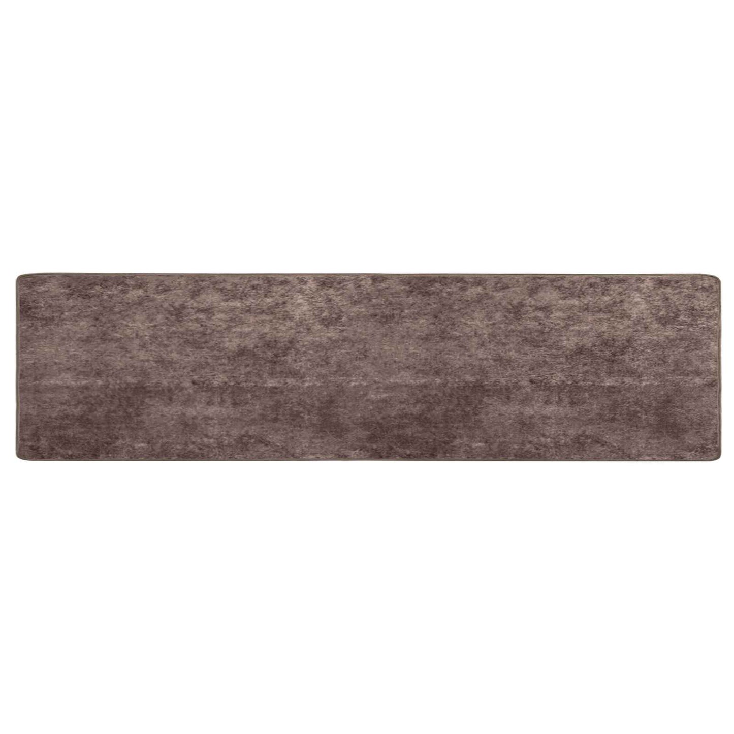 Runner Tappeto MARSA Grigio 400 x 100 cm Poliestere e PVC