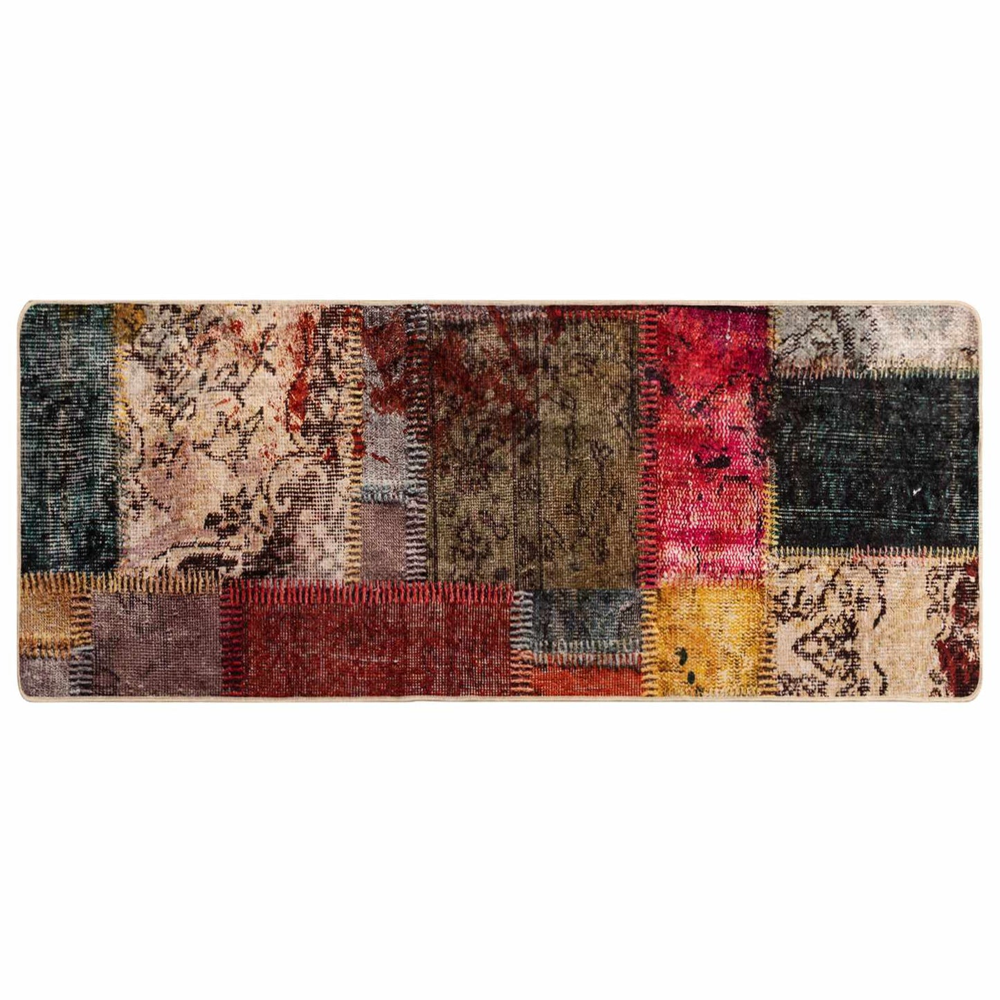 Runner Tappeto MARSA Multicolore 100 x 50 cm Poliestere e PVC
