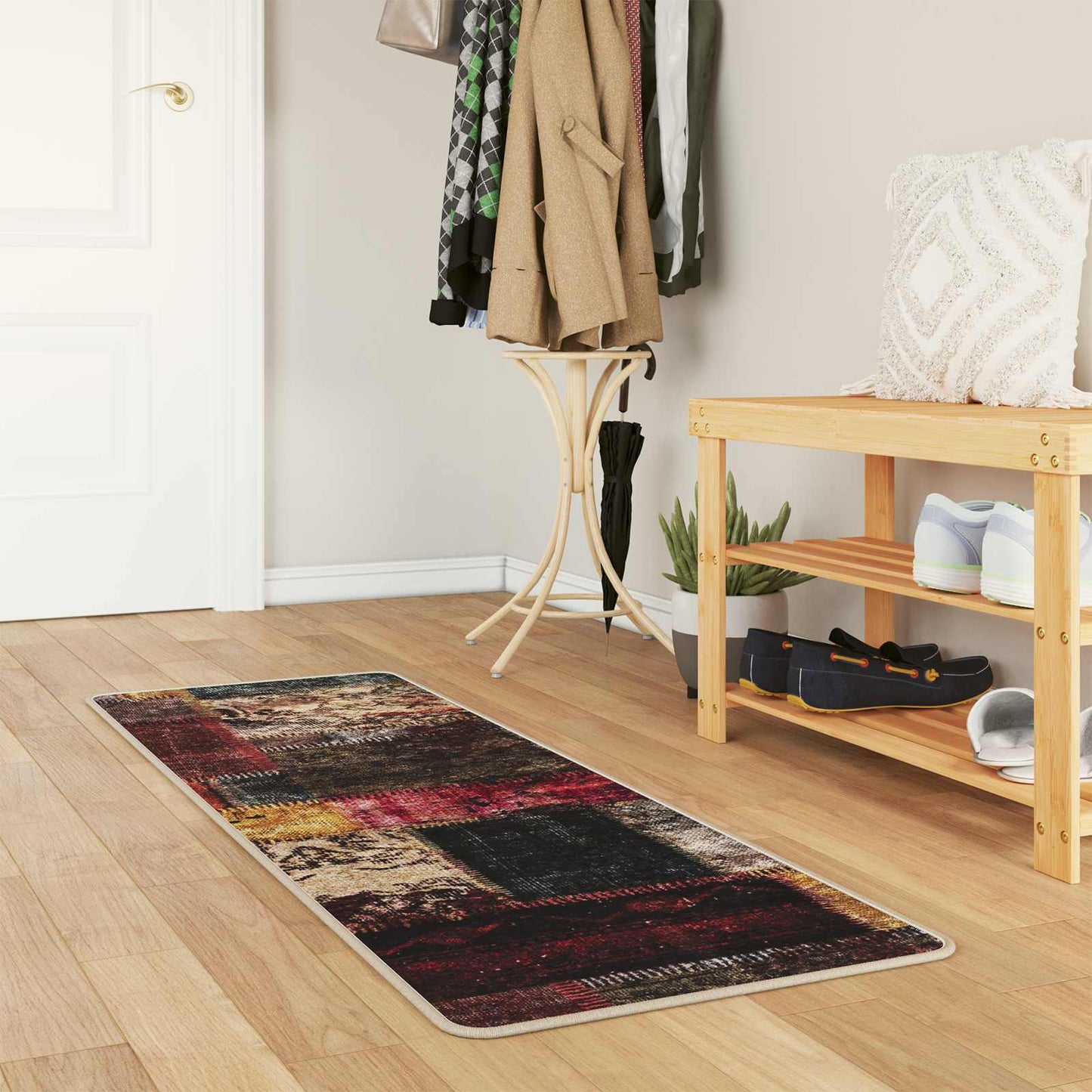 Runner Tappeto MARSA Multicolore 200 x 50 cm Poliestere e PVC