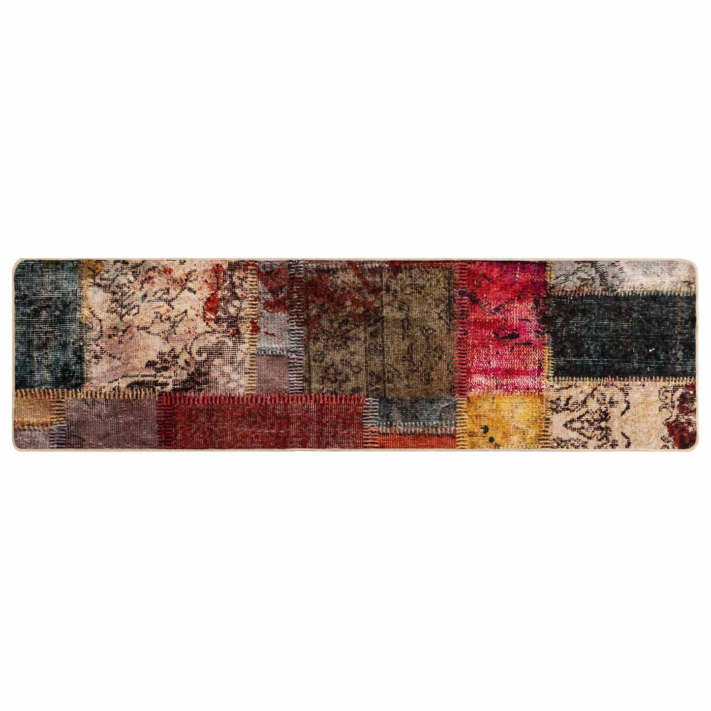 Runner Tappeto MARSA Multicolore 200 x 50 cm Poliestere e PVC