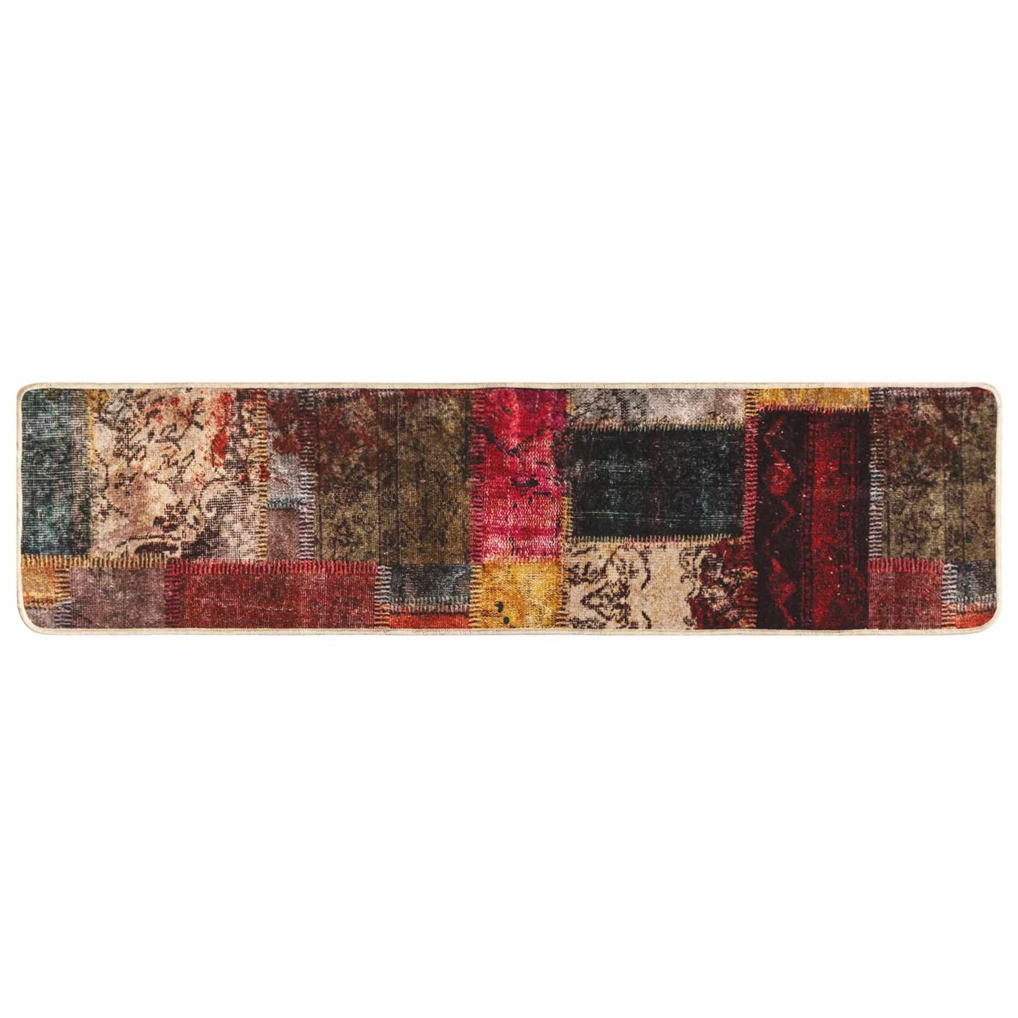 Runner Tappeto MARSA Multicolore 450 x 50 cm Poliestere e PVC