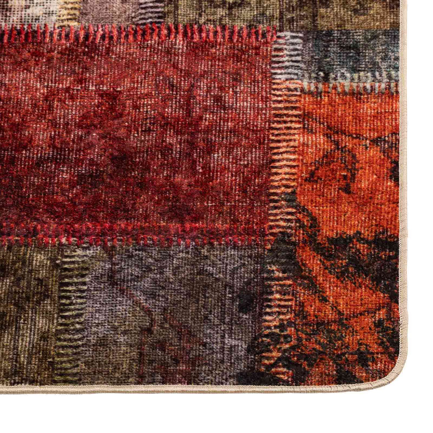 Runner Tappeto MARSA Multicolore 350 x 80 cm Poliestere e PVC