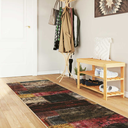 Runner Tappeto MARSA Multicolore 350 x 80 cm Poliestere e PVC