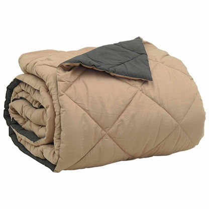 Duvet Estivo Antracite e Talpa 240 x 260 cm Microfibra