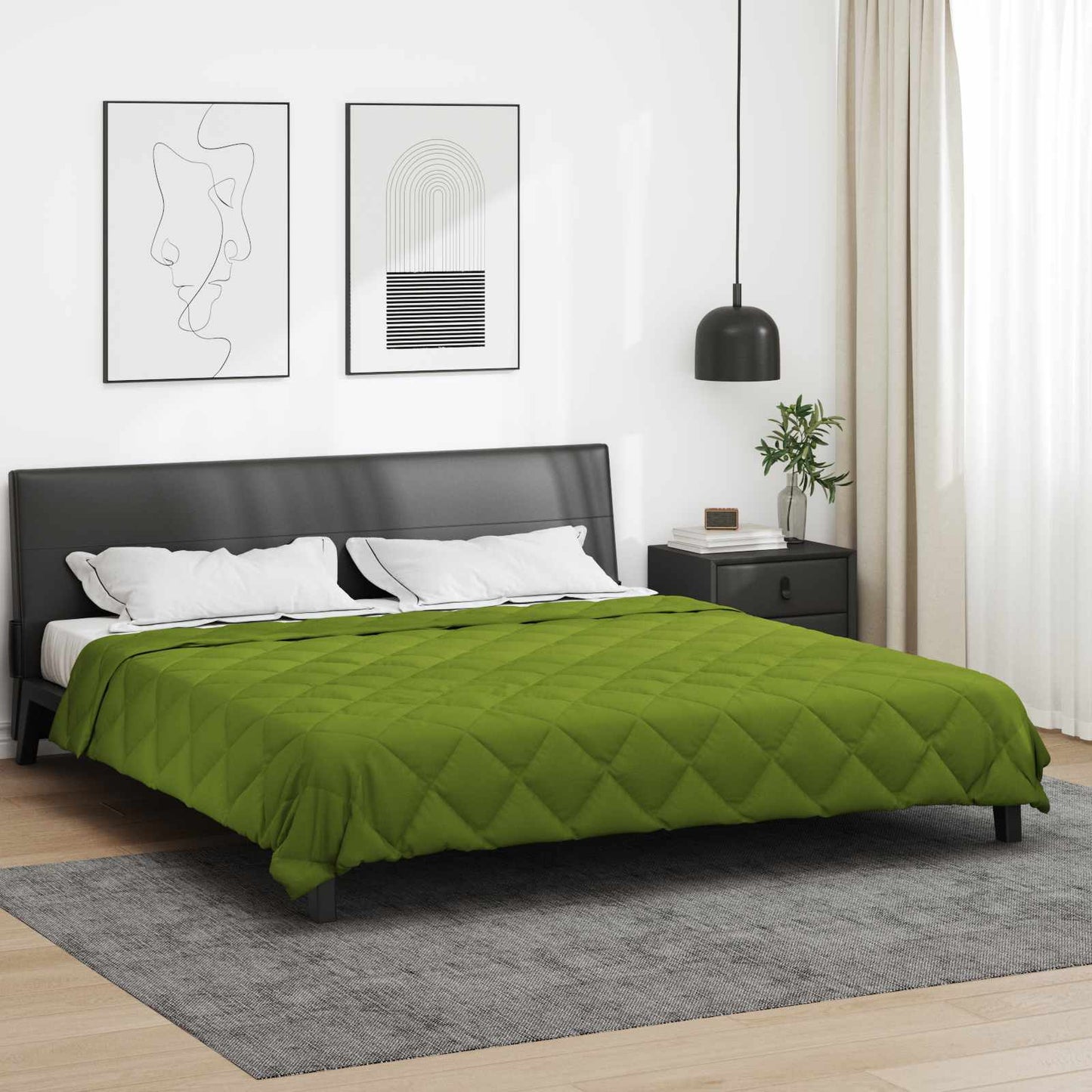 Duvet Estivo Verde 220 x 260 cm Microfibra