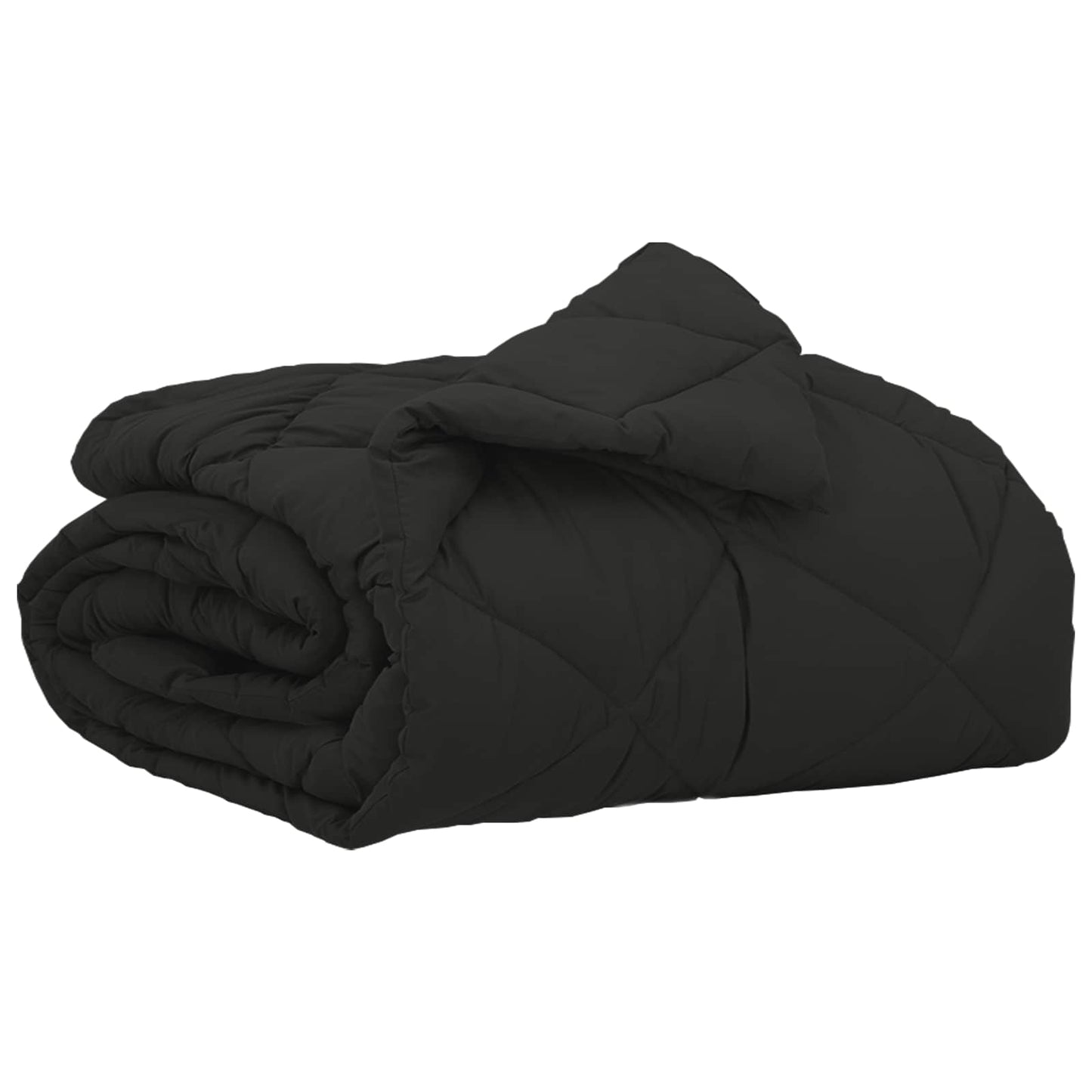 Duvet Estivo Nero 220 x 135 cm Microfibra