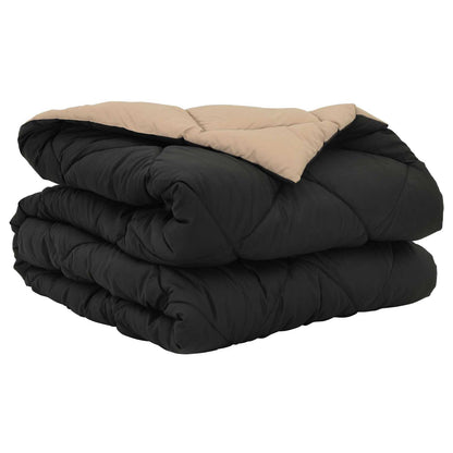 Duvet Estivo Nero e Talpa 220 x 135 cm Microfibra