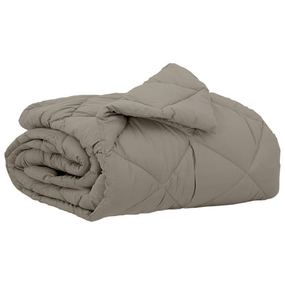 Duvet Estivo Grigio chiaro 220 x 135 cm Microfibra