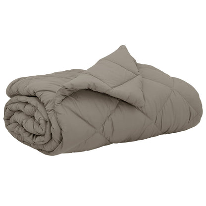 Duvet Estivo Grigio chiaro 220 x 200 cm Microfibra