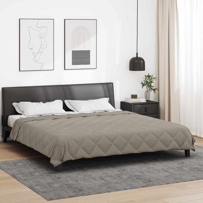 Duvet Estivo Grigio chiaro 220 x 240 cm Microfibra