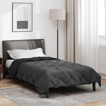 Piumone Completo Annuale Nero e antracite 200 x 140 cm