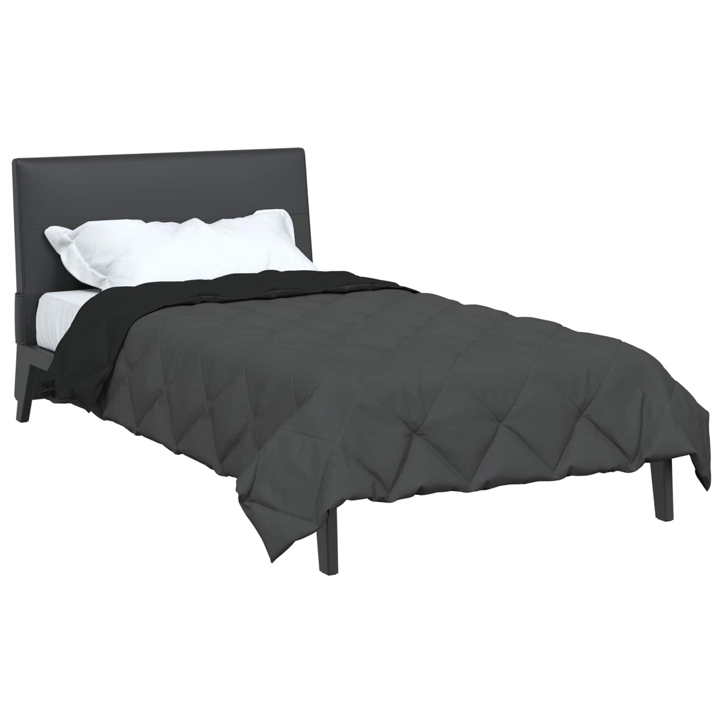 Piumone Completo Annuale Nero e antracite 220 x 135 cm