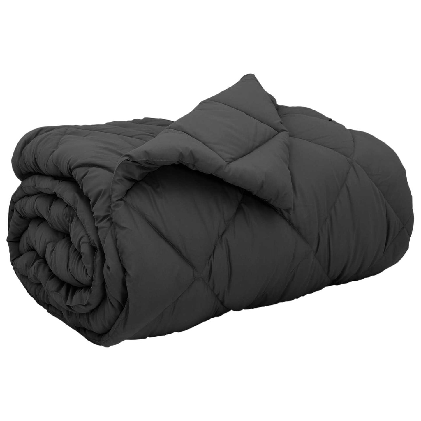 Duvet Invernale Antracite 200 x 135 cm Microfibra