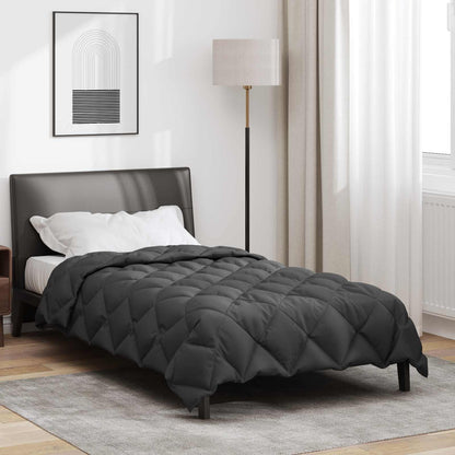 Duvet Invernale Antracite 200 x 155 cm Microfibra