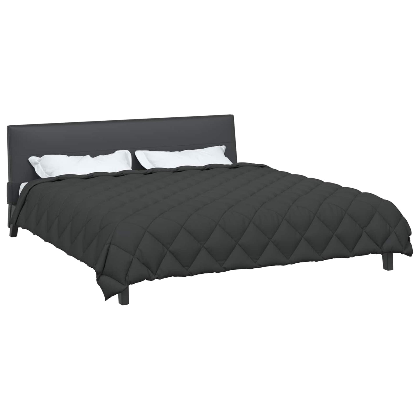 Duvet Invernale Antracite 220 x 200 cm Microfibra