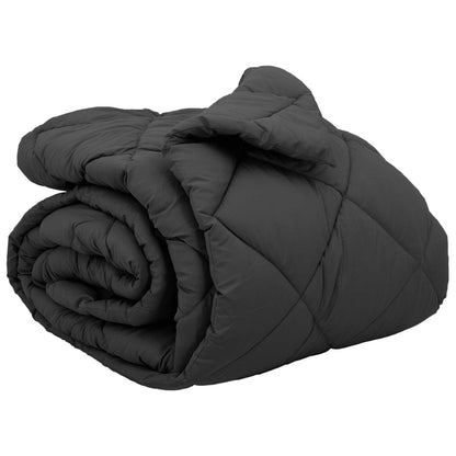 Duvet Invernale Antracite 220 x 260 cm Microfibra
