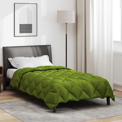 Duvet Invernale Verde 200 x 135 cm Microfibra