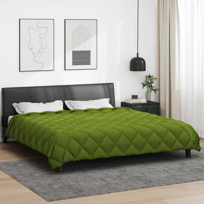 Duvet Invernale Verde 220 x 200 cm Microfibra