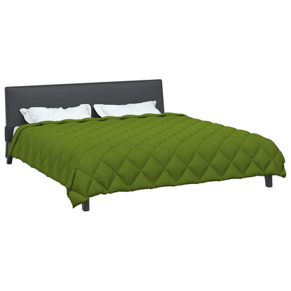Duvet Invernale Verde 220 x 200 cm Microfibra