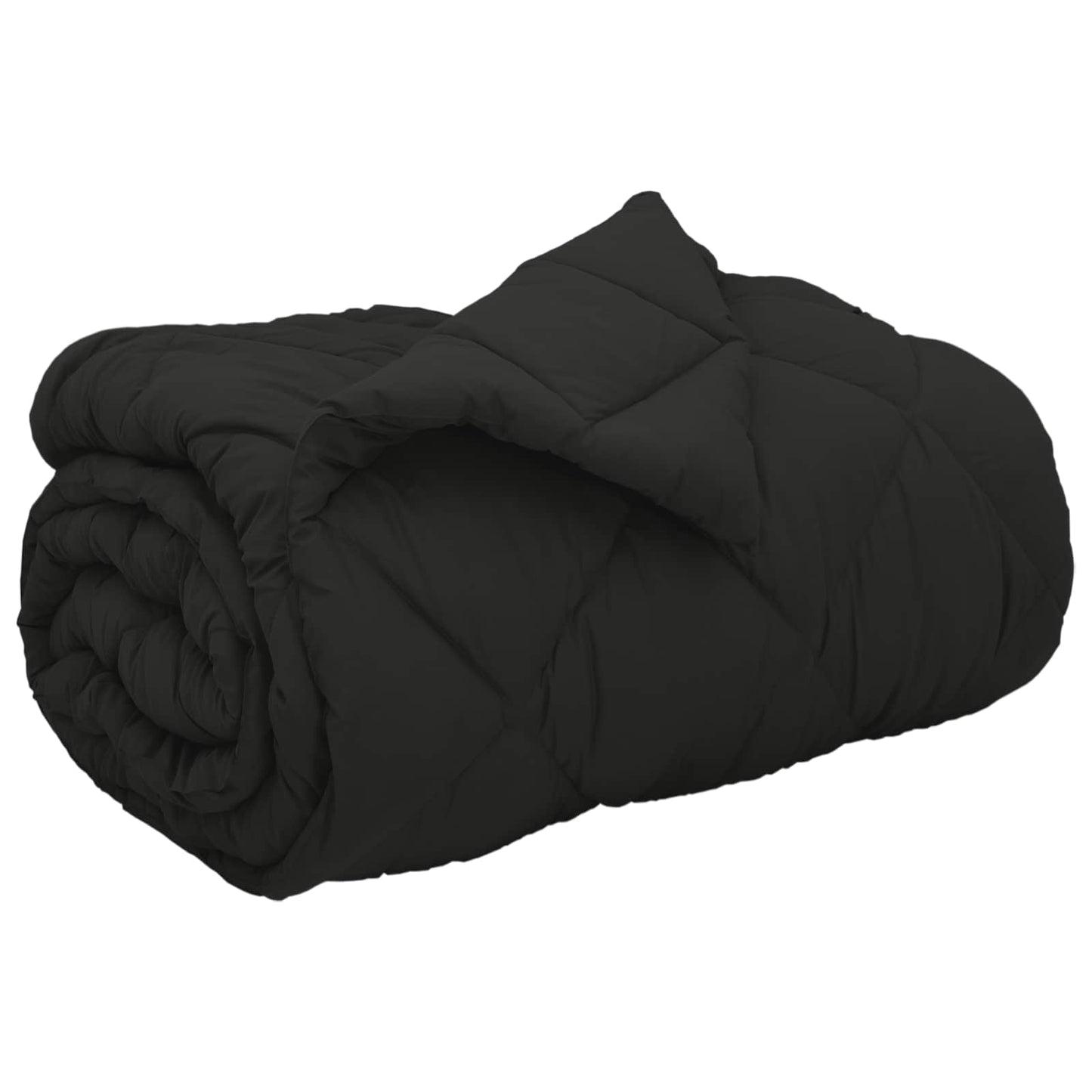 Duvet Invernale Nero 220 x 140 cm Microfibra