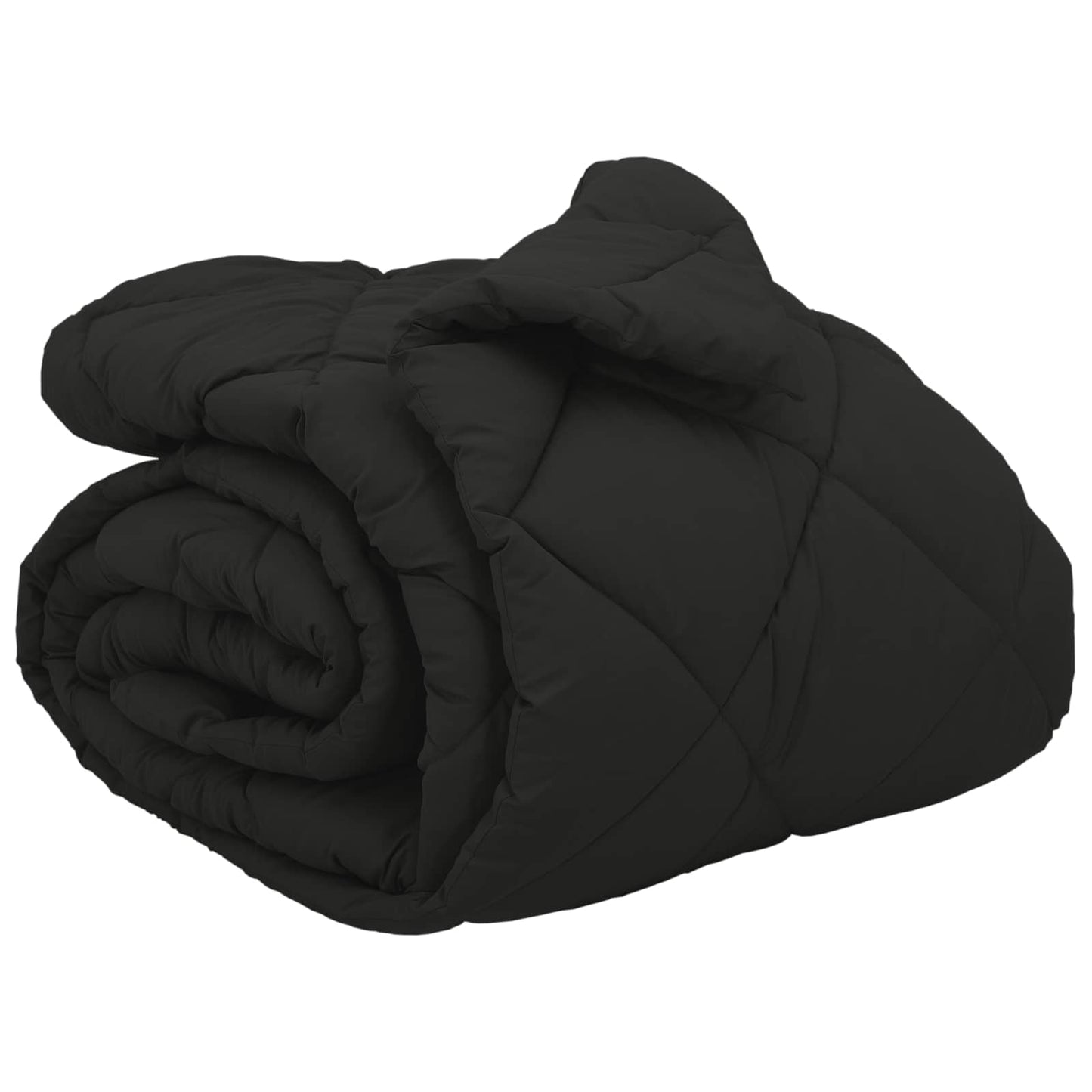 Duvet Invernale Nero 220 x 240 cm Microfibra