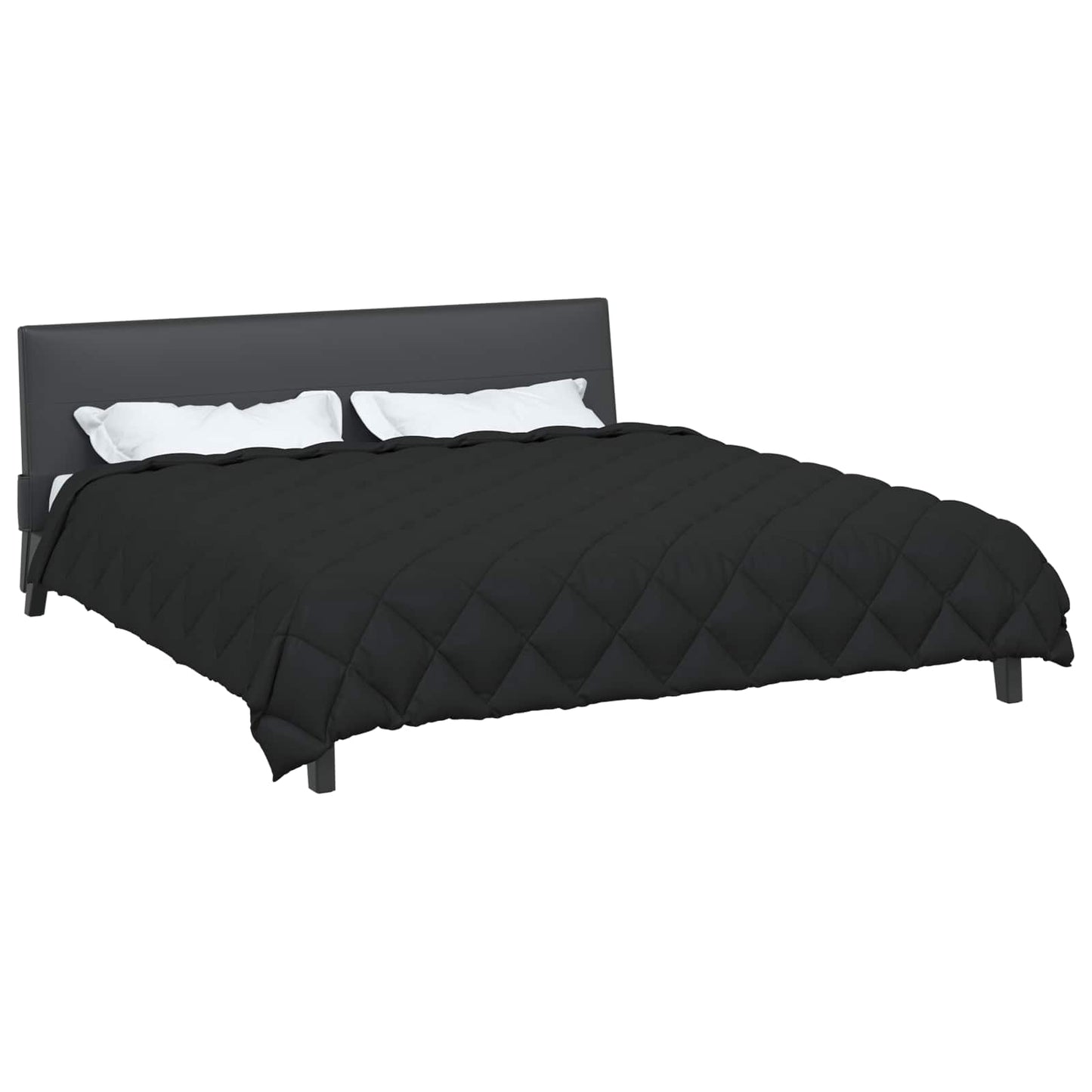 Duvet Invernale Nero 220 x 240 cm Microfibra