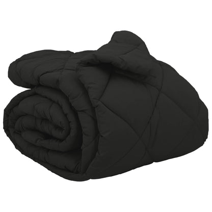 Duvet Invernale Nero 220 x 260 cm Microfibra
