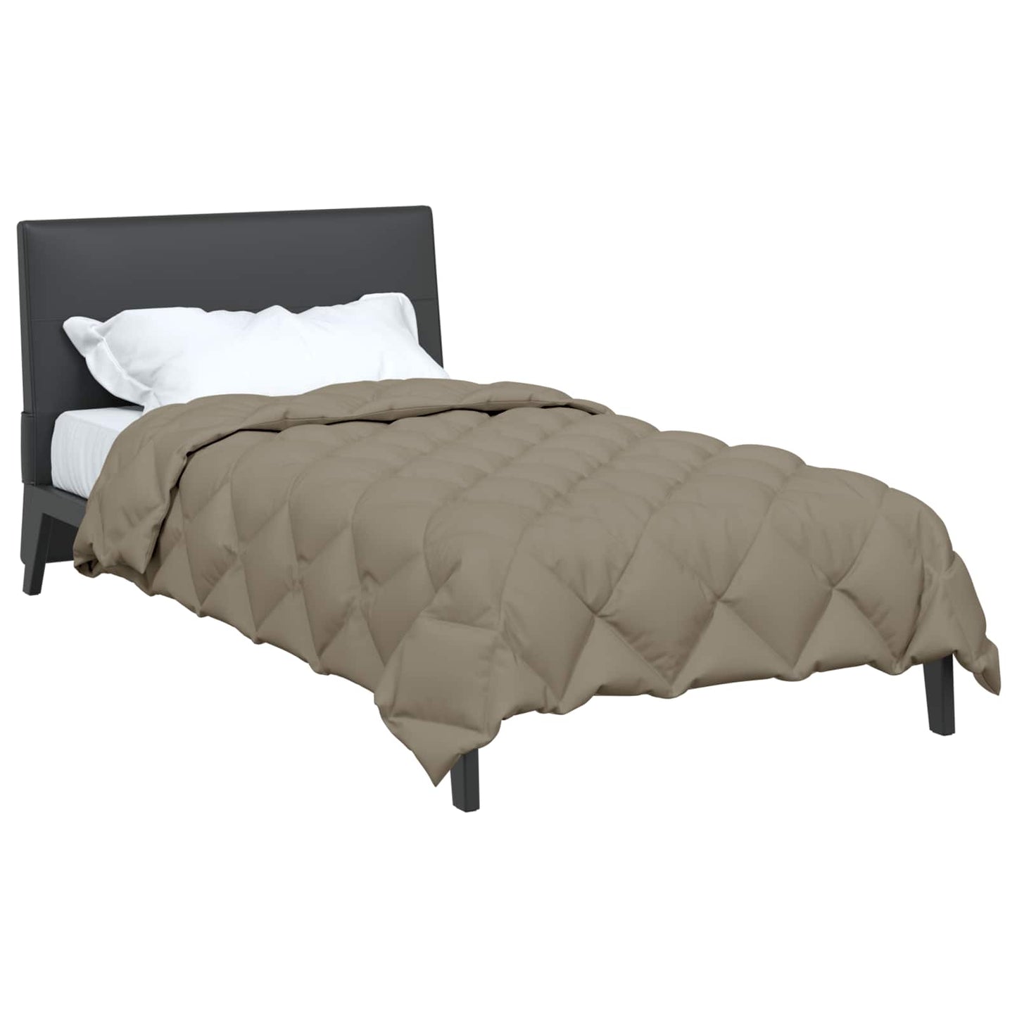 Duvet Invernale Grigio chiaro 200 x 140 cm Microfibra
